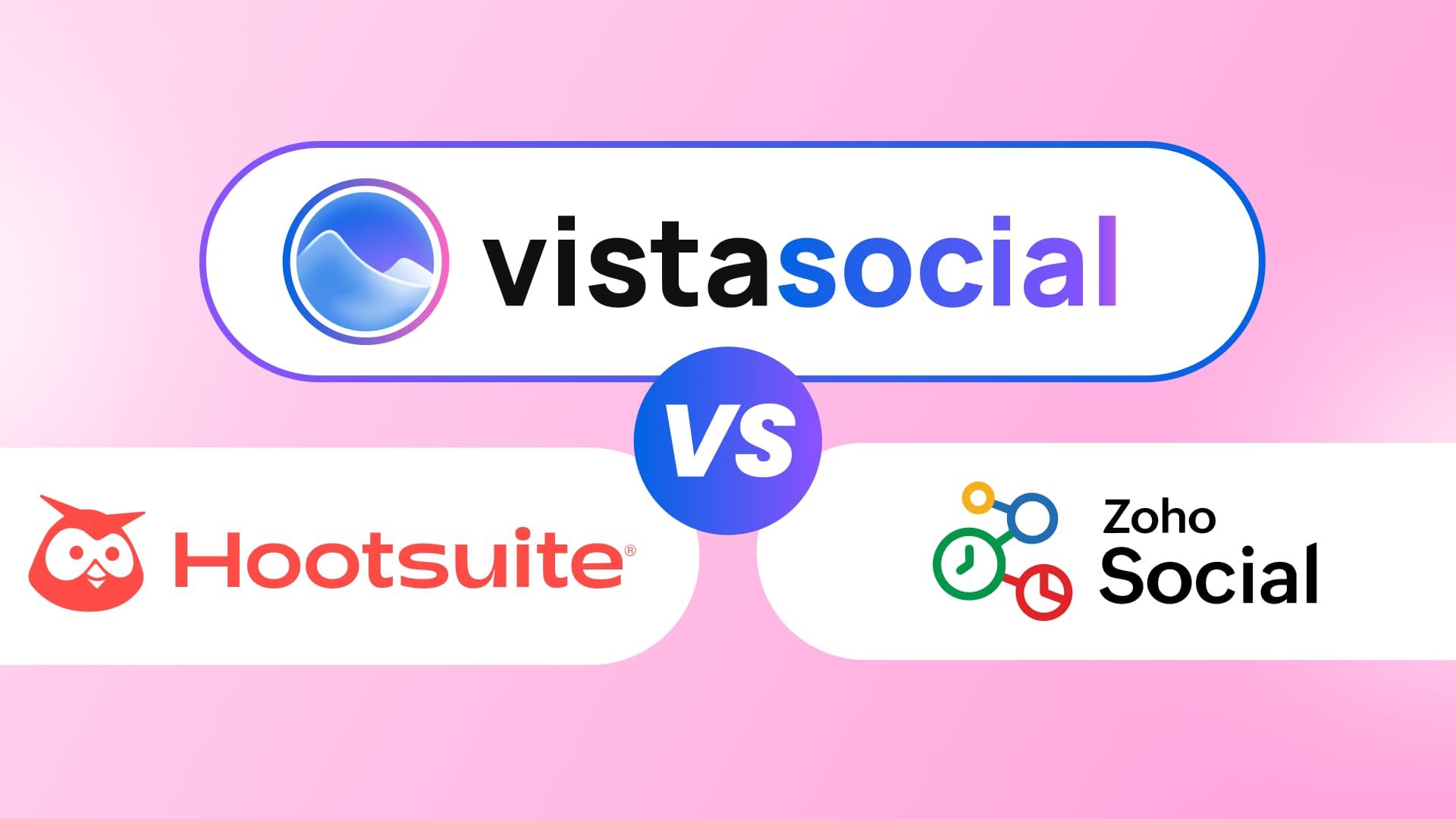 Zoho Social vs. Hootsuite vs. Vista Social: Which Tool Fits Your Team in 2026?