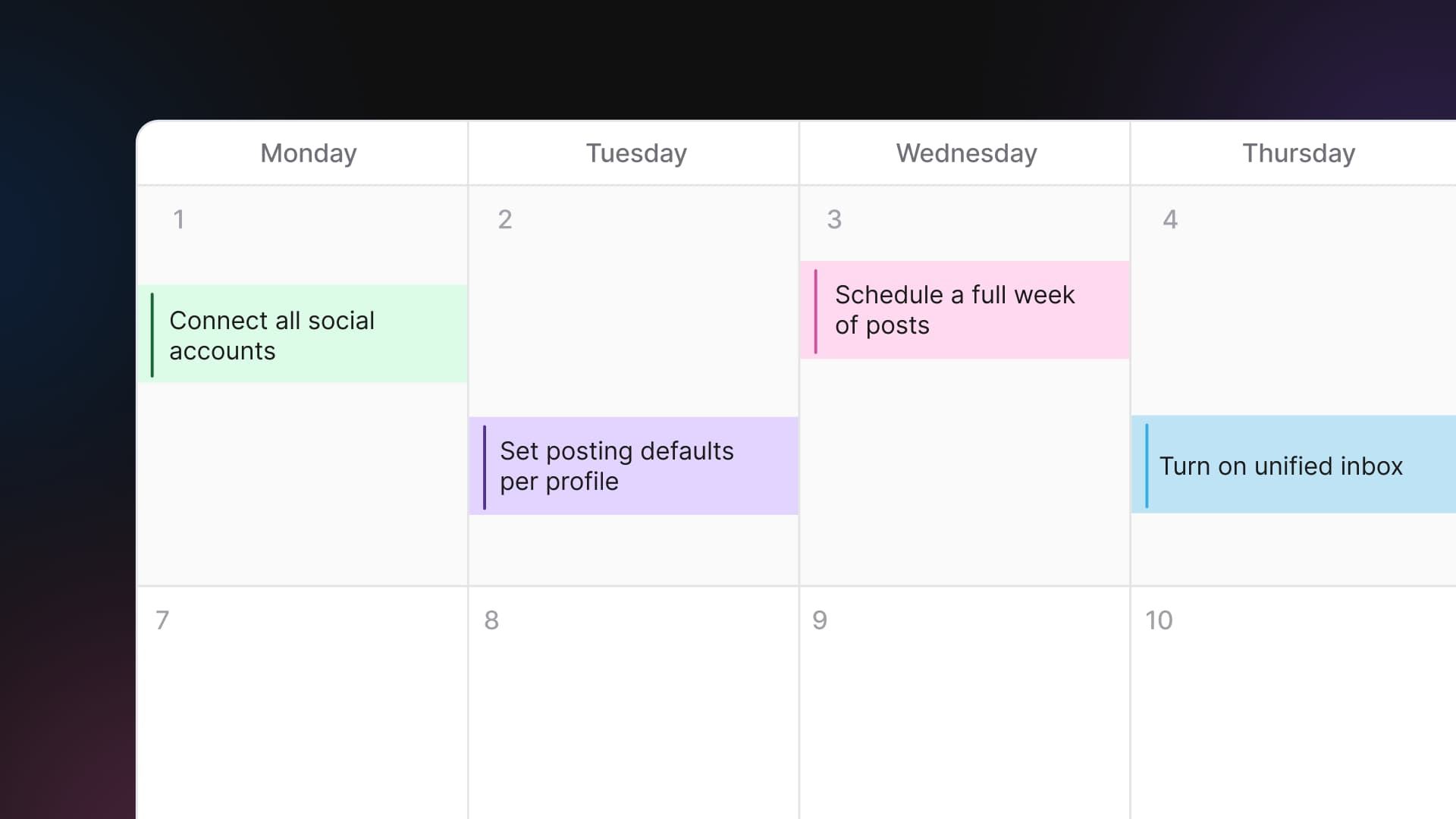 Your First Week in a New Social Media Management Tool: What to Set Up, in Order