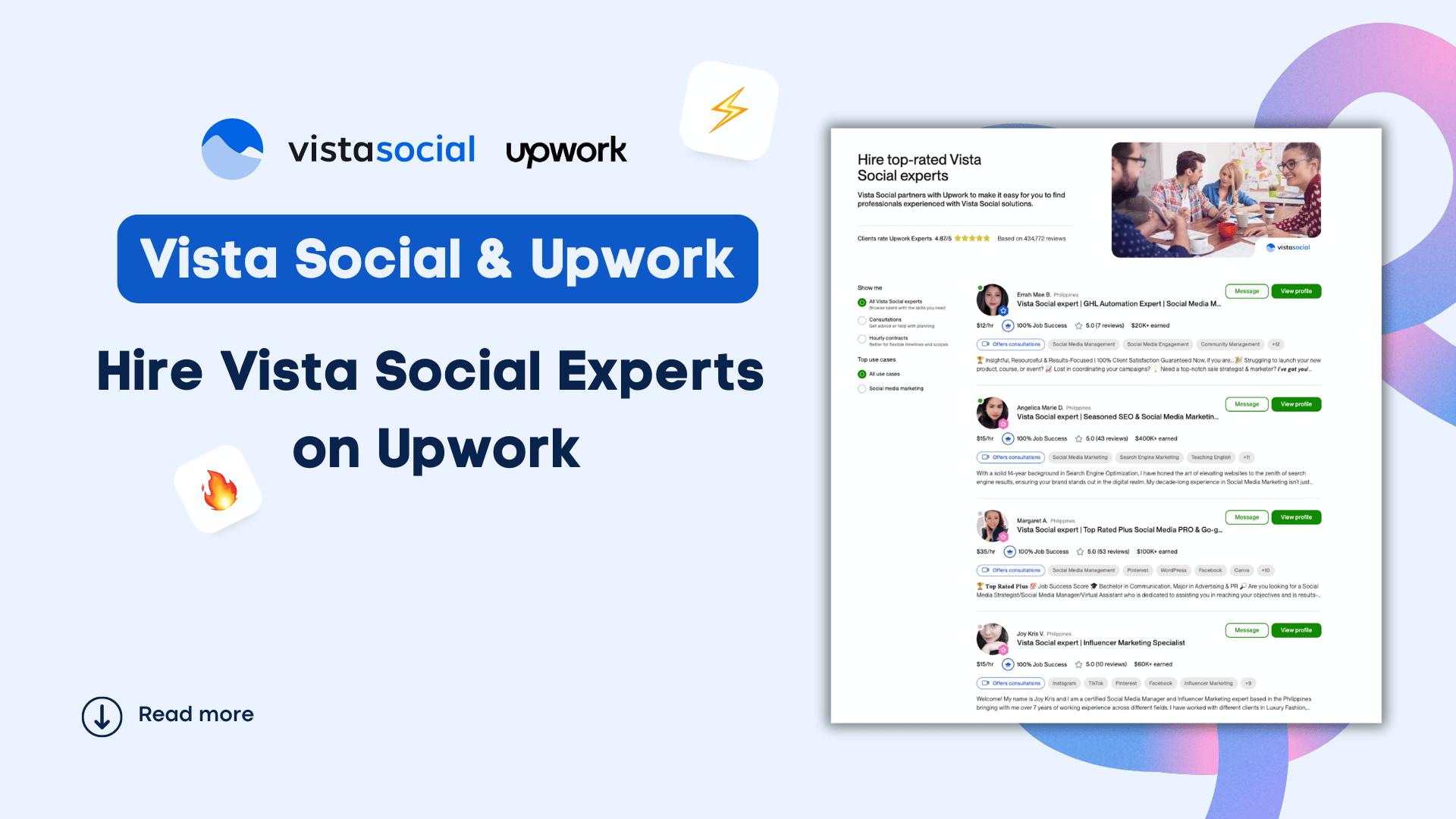 Unleash the Power of Social Media: Vista Social Partners with Upwork Unleash the Power of Social Media: Vista Social Partners with Upwork