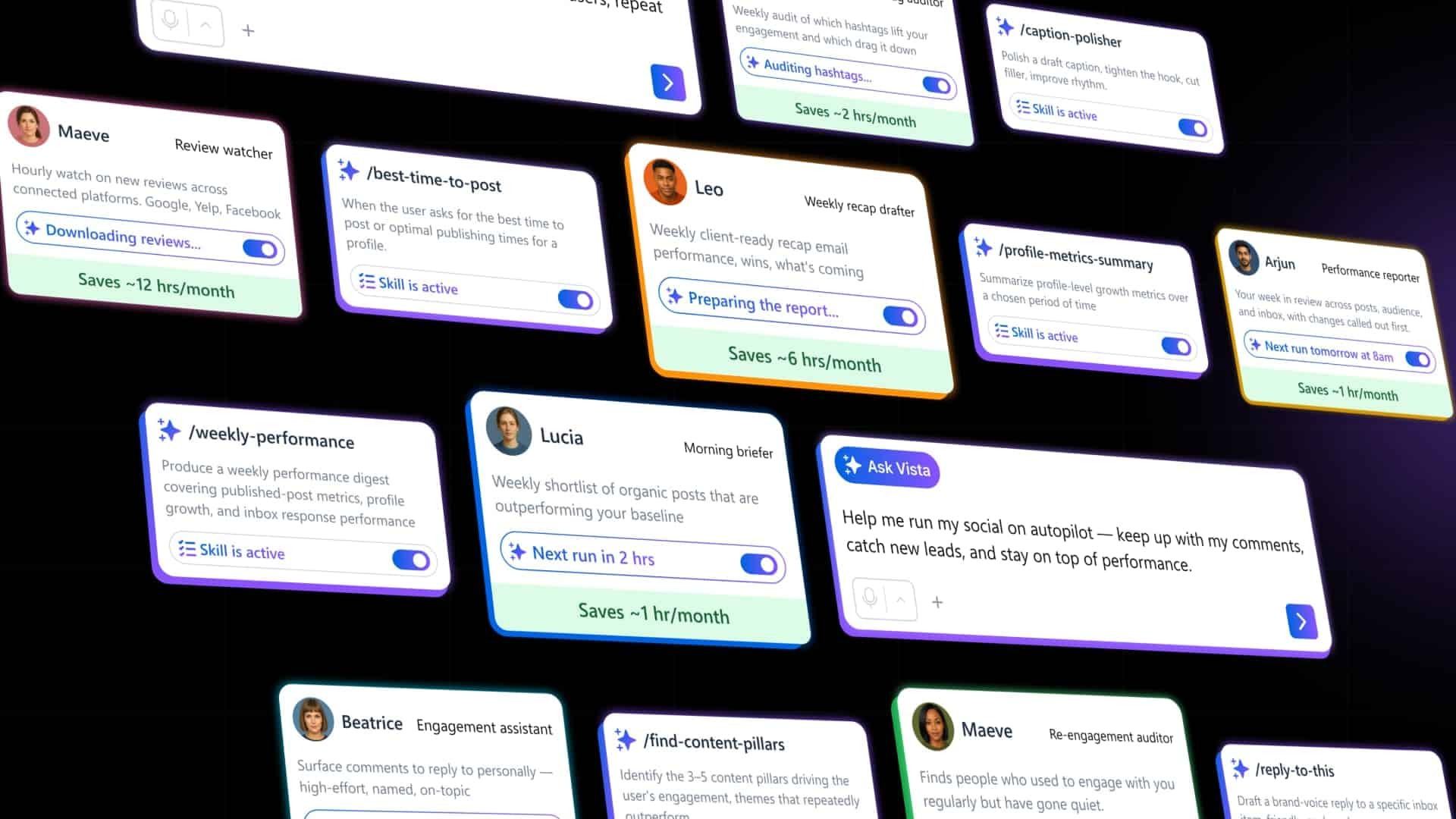 Introducing Ask Vista: AI-powered command center for social media.