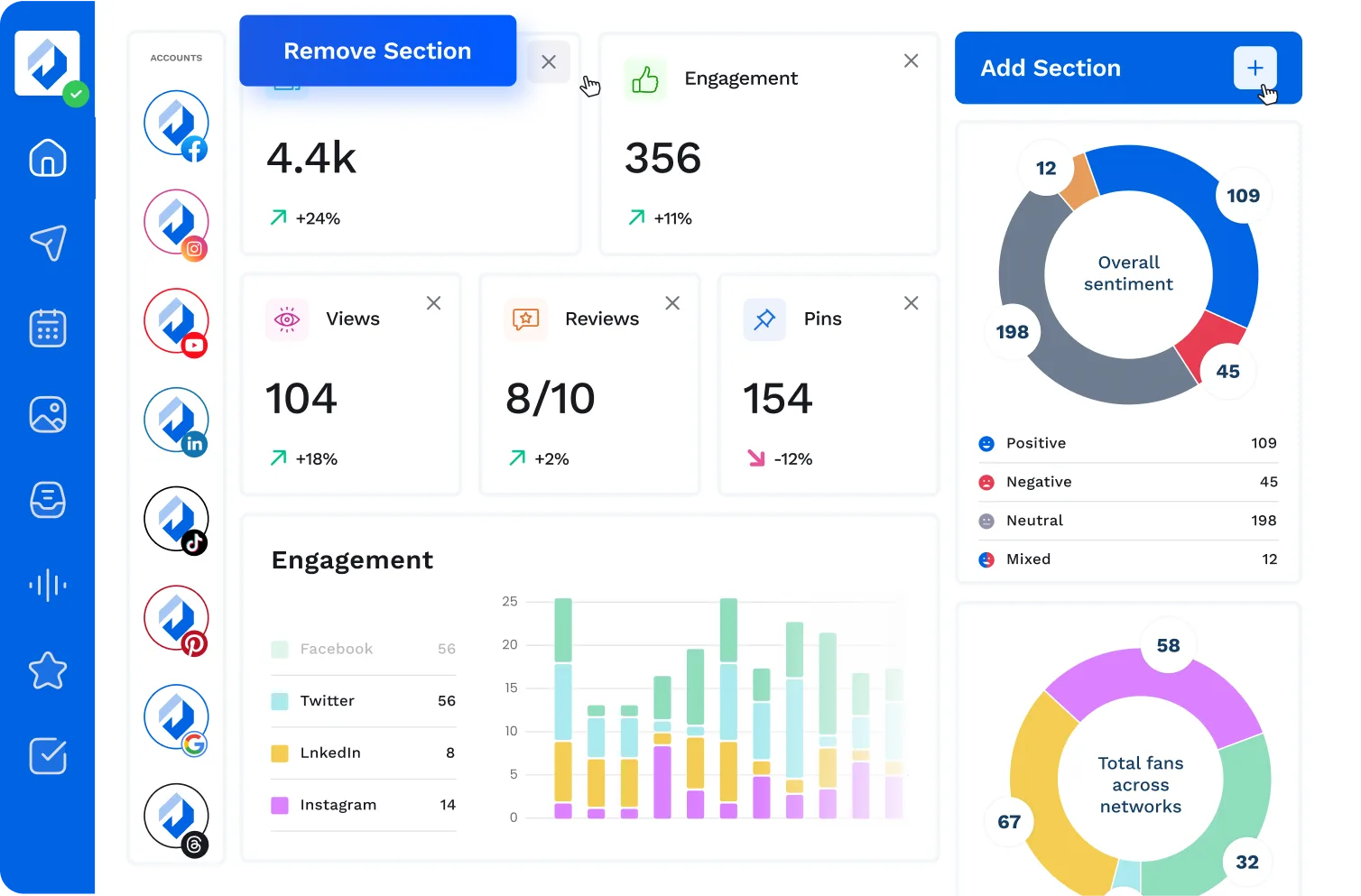 Customize reports